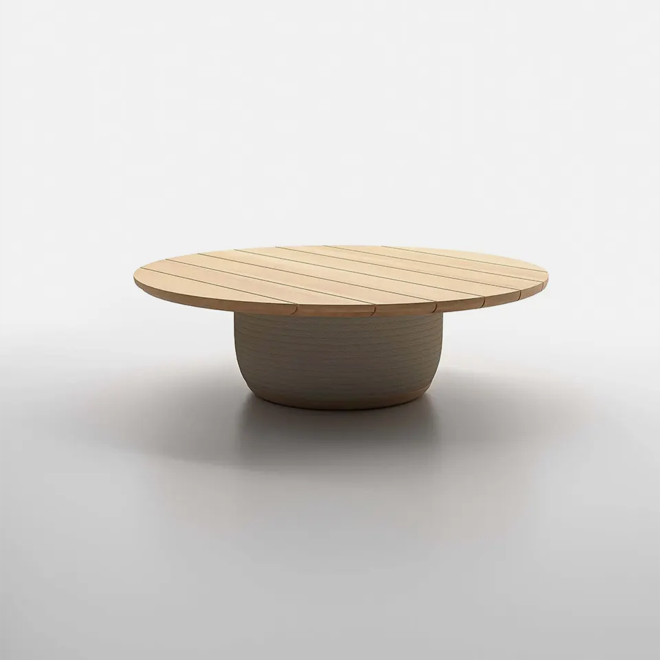 Low Round Coffee Table 100