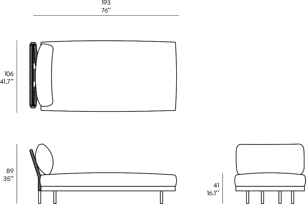 Product dimensions